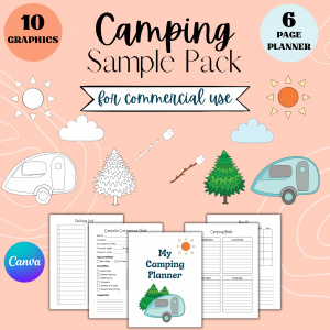 SAMPLE - Camping Pack Graphics & Planner