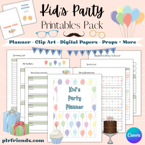 New! Kid's Party Printables Pack